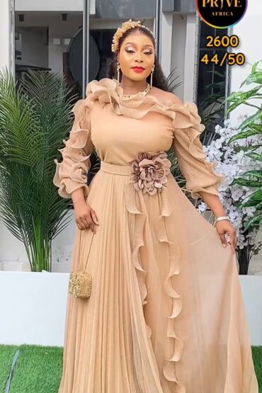 Ruffled Radiance Maxi