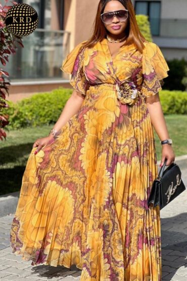 Golden Radiance Gown