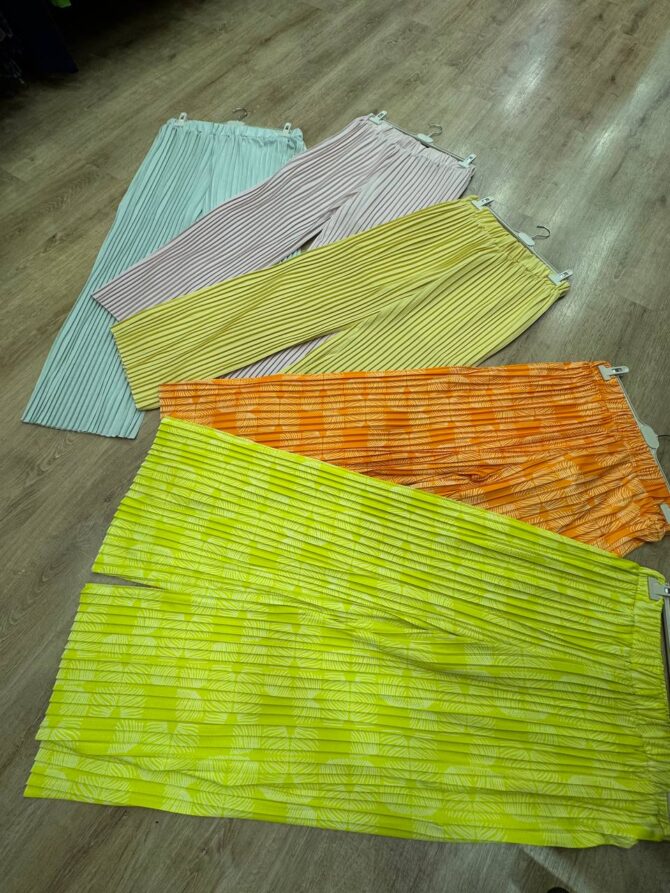 Rainbow Pleat Trousers
