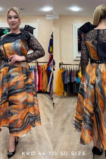 Abstract Elegance Dress