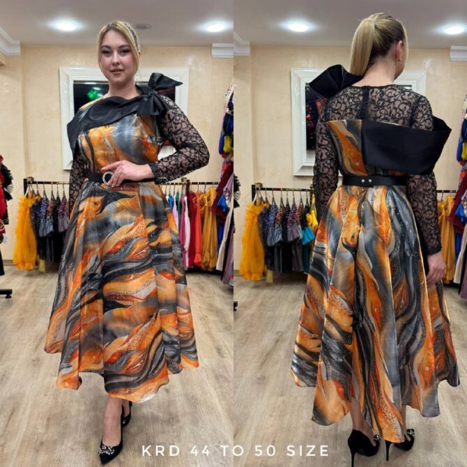 Abstract Elegance Dress