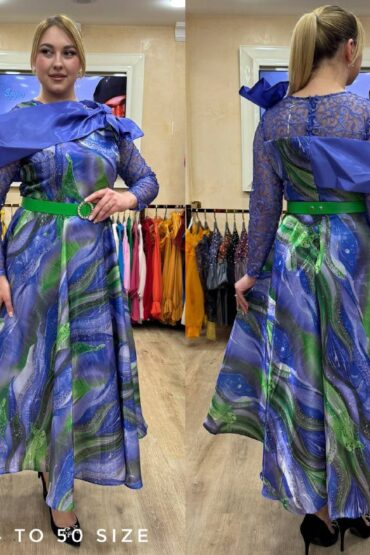 Azure Flow Dress