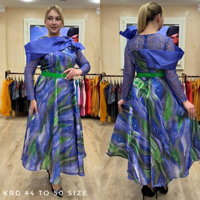 Azure Flow Dress
