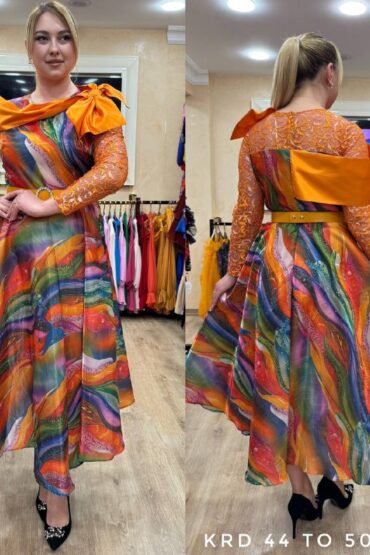 Sunset Swirl Dress
