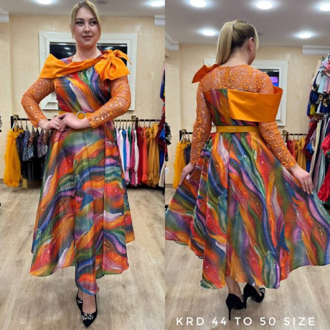 Sunset Swirl Dress