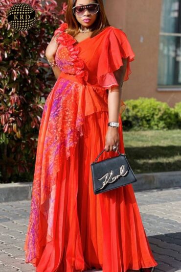 Fiery Flair Dress