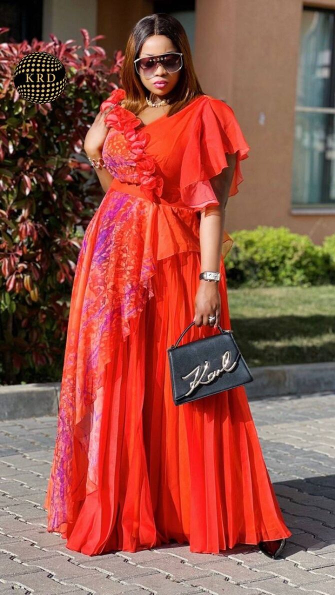 Fiery Flair Dress