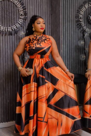 The Sunset Serenity Pleated Maxi Dress