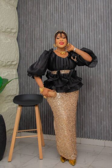 Midnight Glamour Sequin Set