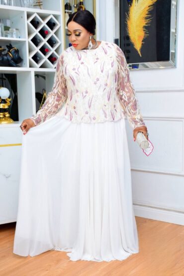 The "Emerald Gala" Sequin Gown