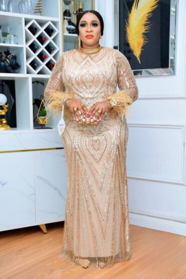 Golden Radiance Maxi Dress