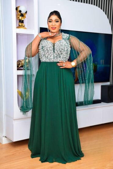 Midnight Vine Sequin Maxi