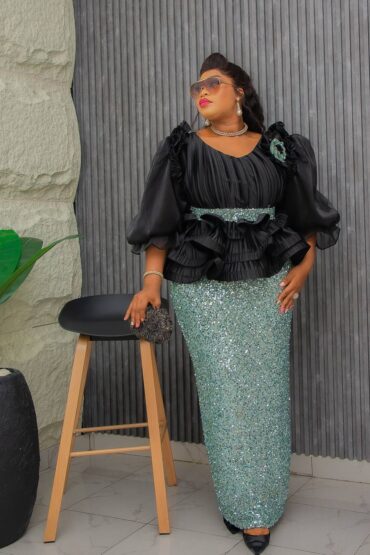 Midnight Starlight Beaded Maxi