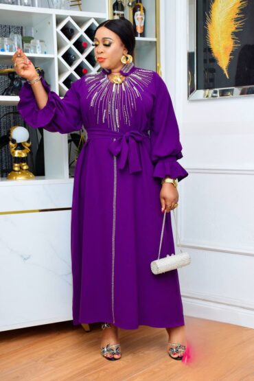 Azure Bloom Maxi Dress