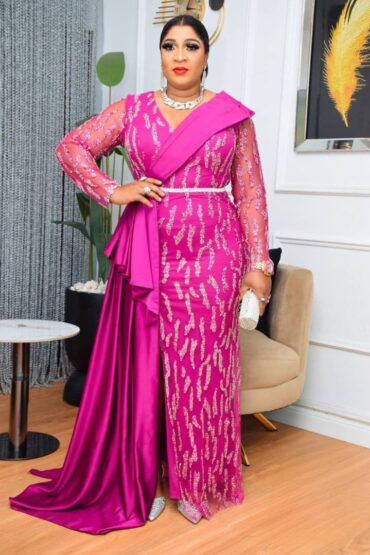 Noir Glamour Sequin Gown