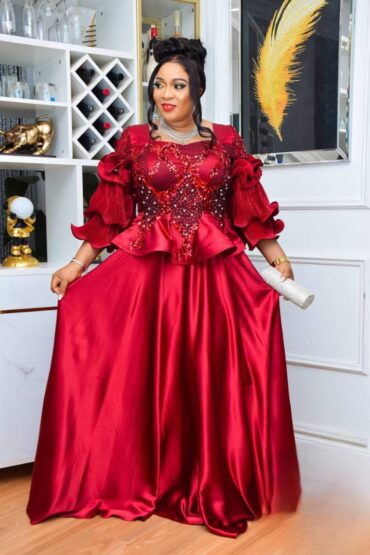 Royal Plum Beaded Ensemble