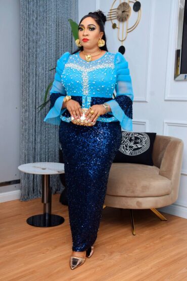 Scarlet Gala Peplum Gown