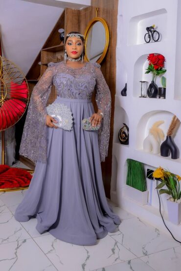 Sapphire Shimmer Peplum