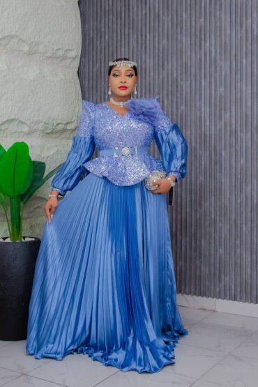 Rose Gold Splendor Peplum Set