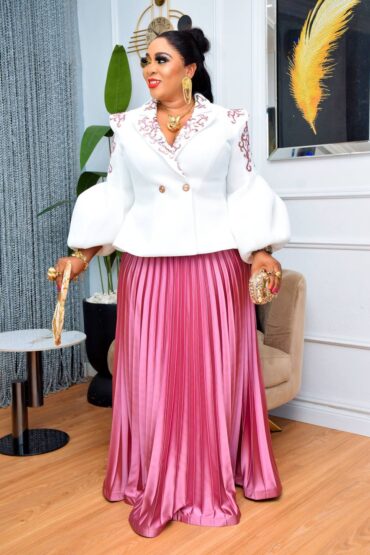 Violet Petals Midi Dress