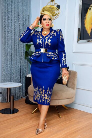 Olive Radiance Embellished Gown